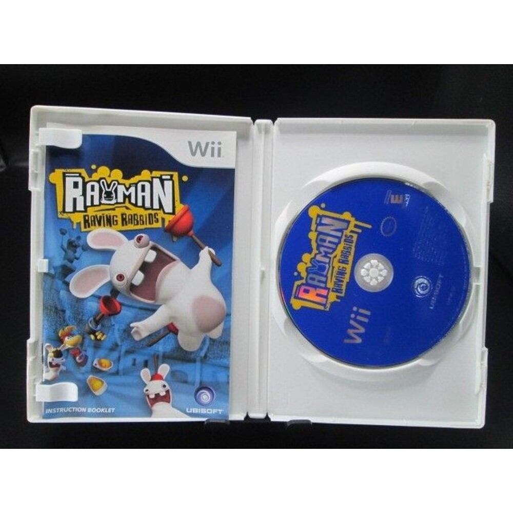 Rayman Raving Rabbids (Nintendo Wii, 2006) Complete CIB - Picture 8 of 11